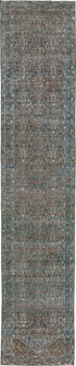 Antique Malayer Runner Rug (3' x 16')
